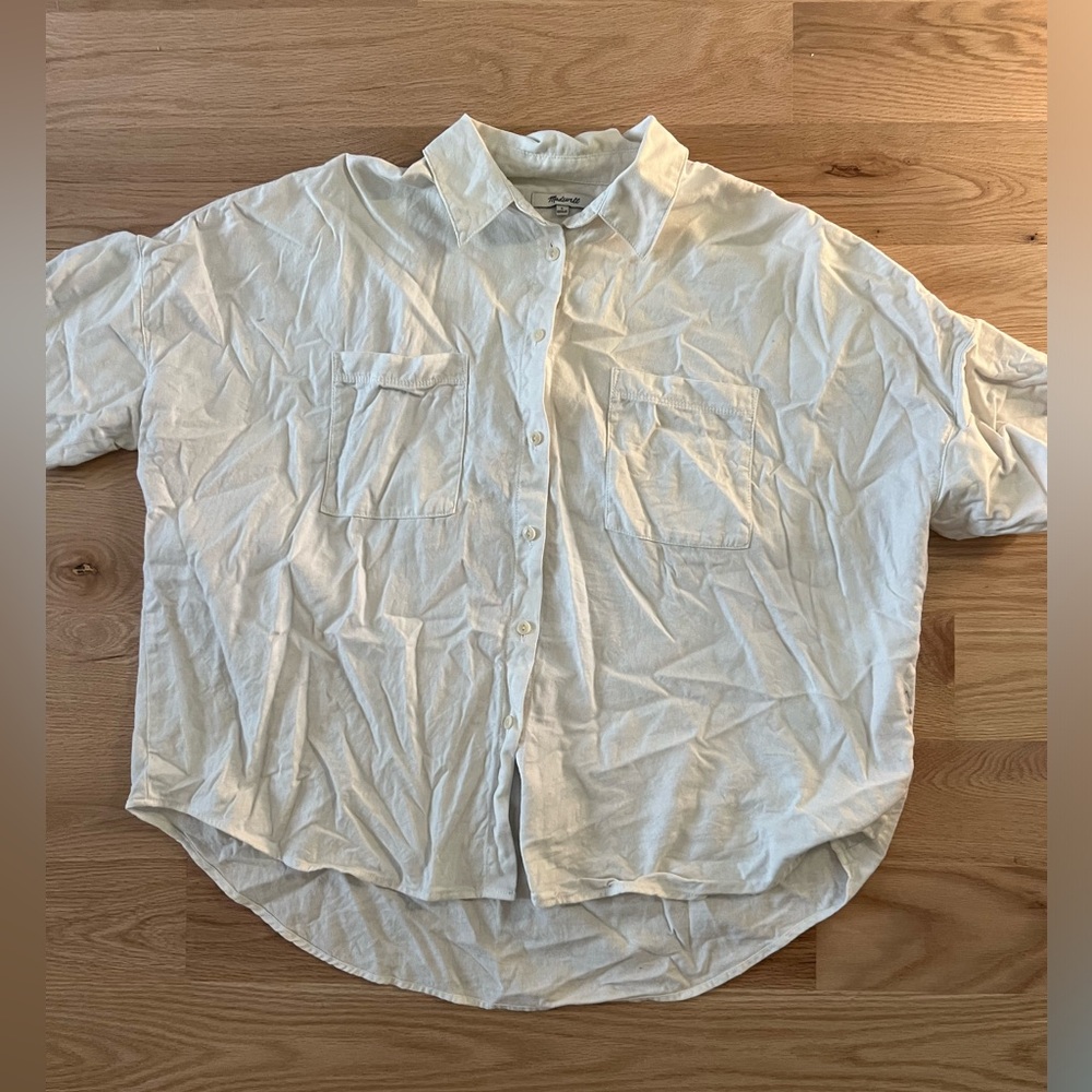 Madewell Courier Button Up Top